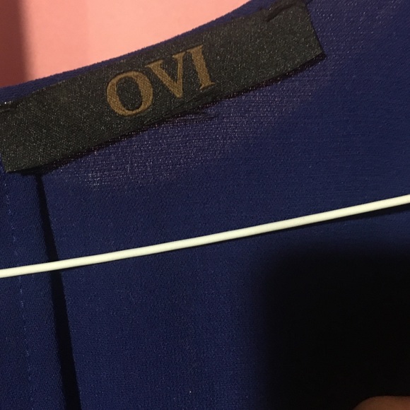Gorgeous blue/violet OVI dress - Picture 3 of 3